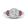 Load image into Gallery viewer, rollover-halo-cushion-nature-inspired-pink-sapphire-engagement-ring-in-FD10044CURGSADRPIANGLE3-NL-WG
