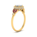Load image into Gallery viewer, rollover-halo-cushion-nature-inspired-pink-sapphire-engagement-ring-in-FD10044CURGSADRPIANGLE3-NL-YG
