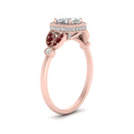 Load image into Gallery viewer, rollover-halo-cushion-nature-inspired-ruby-engagement-ring-in-FD10044CURGRUDRANGLE3-NL-RG
