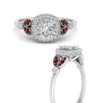 Load image into Gallery viewer, rollover-halo-cushion-nature-inspired-ruby-engagement-ring-in-FD10044CURGRUDRANGLE3-NL-WG
