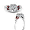 Load image into Gallery viewer, rollover-halo-cushion-nature-inspired-ruby-engagement-ring-in-FD10044CURGRUDRANGLE3-NL-WG