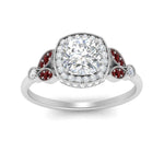 Load image into Gallery viewer, rollover-halo-cushion-nature-inspired-ruby-engagement-ring-in-FD10044CURGRUDRANGLE3-NL-WG
