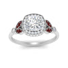 Load image into Gallery viewer, rollover-halo-cushion-nature-inspired-ruby-engagement-ring-in-FD10044CURGRUDRANGLE3-NL-WG