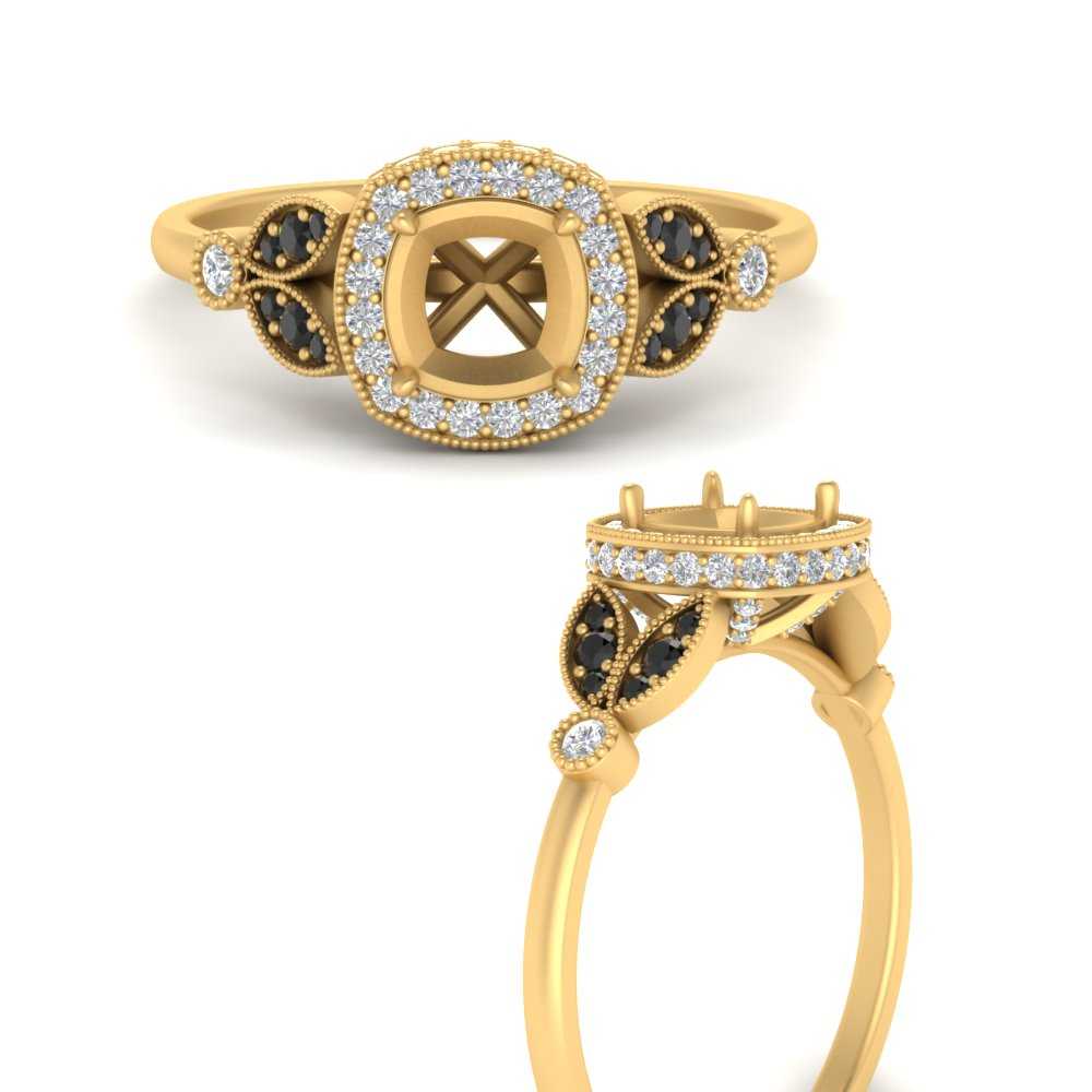 rollover-halo-semi-mount-nature-inspired-black-diamond-engagement-ring-in-FD10044SMRGBLACKANGLE3-NL-YG