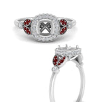Load image into Gallery viewer, rollover-halo-semi-mount-nature-inspired-ruby-engagement-ring-in-FD10044SMRGRUDRANGLE3-NL-WG
