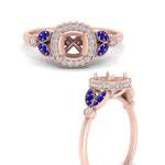Load image into Gallery viewer, rollover-halo-semi-mount-nature-inspired-sapphire-engagement-ring-in-FD10044SMRGSABLANGLE3-NL-RG

