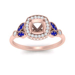 Load image into Gallery viewer, rollover-halo-semi-mount-nature-inspired-sapphire-engagement-ring-in-FD10044SMRGSABLANGLE3-NL-RG
