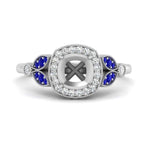Load image into Gallery viewer, rollover-halo-semi-mount-nature-inspired-sapphire-engagement-ring-in-FD10044SMRGSABLANGLE3-NL-WG
