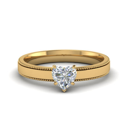 romantic-heart-cut-milgrain-solitaire-ring-in-14K-yellow-gold-FD-ENR8985HTR-NL-YG