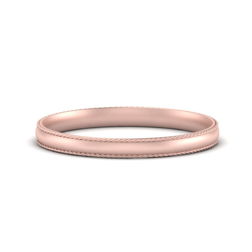 Rope Design Comfort Fit Mens Band