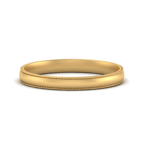 Rope Design Comfort Fit Mens Band