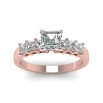 Load image into Gallery viewer, rose-gold-asscher-white-diamond-engagement-wedding-ring-in-prong-set-FDENS1027ASRANGLE5-Nl-RG_e90d6362-c744-4261-b4a9-5d07c83a8d1f
