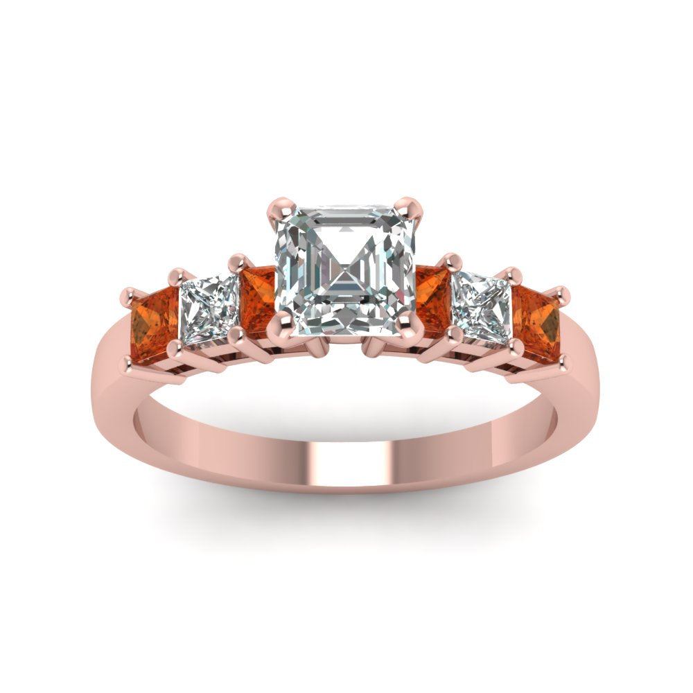rose-gold-asscher-white-diamond-engagement-wedding-ring-with-orange-sapphire-in-prong-set-FDENS1027ASRGSAORANGLE5-NL-RG_6fa284aa-efe1-4242-a54c-f90c885ef69c