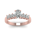 Load image into Gallery viewer, rose-gold-cushion-white-diamond-engagement-wedding-ring-in-prong-set-FDENS1027CURANGLE5-Nl-RG_7333920a-d938-4829-92e3-8162e7fd4b3c
