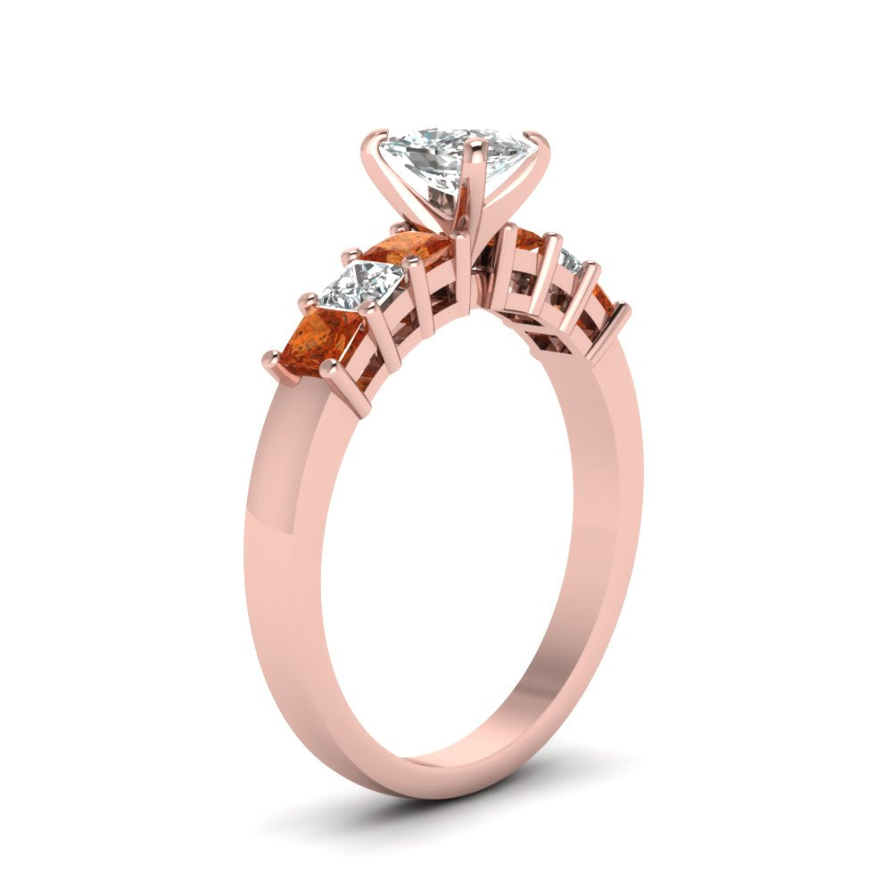 rose-gold-cushion-white-diamond-engagement-wedding-ring-with-orange-sapphire-in-prong-set-FDENS1027CURGSAORANGLE2-NL-RG