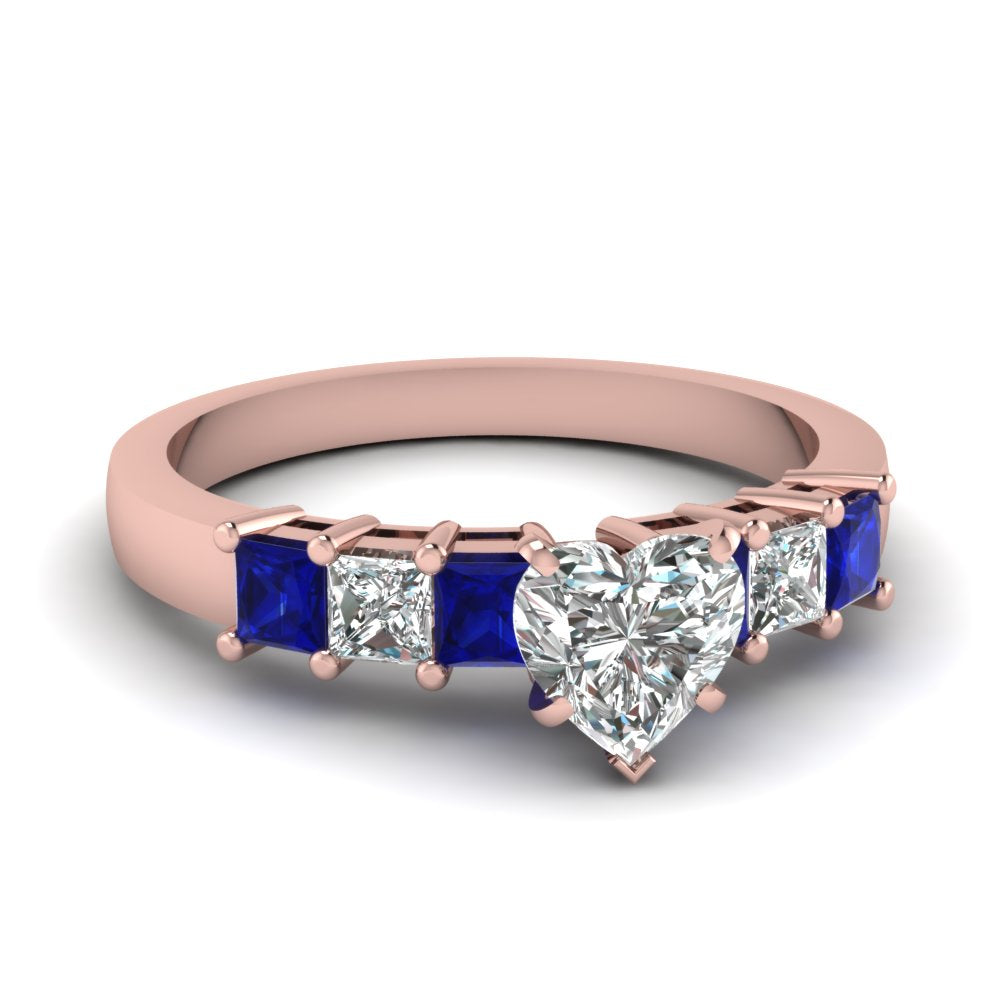 rose-gold-heart-white-diamond-engagement-wedding-ring-with-blue-sapphire-in-prong-set-FDENS1027HTRGSABL-NL-RG