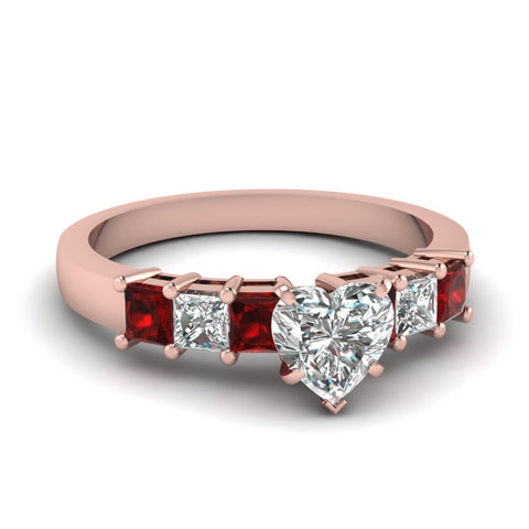 rose-gold-heart-white-diamond-engagement-wedding-ring-with-red-ruby-in-prong-set-FDENS1027HTRGRUDR-NL-RG