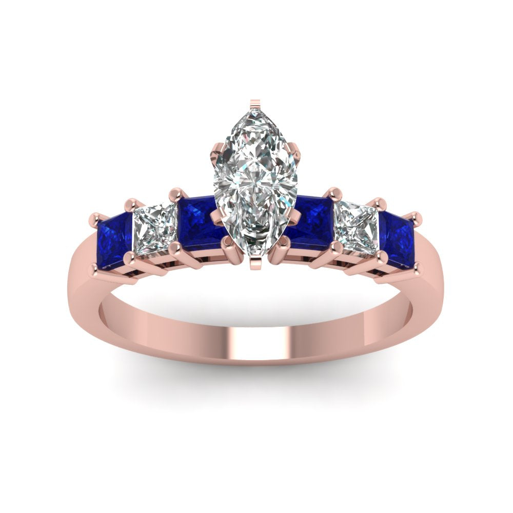 rose-gold-marquise-white-diamond-engagement-wedding-ring-with-blue-sapphire-in-prong-set-FDENS1027MQRGSABLANGLE5-NL-RG
