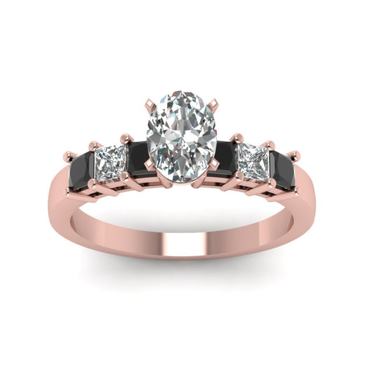 rose-gold-oval-white-diamond-engagement-wedding-ring-with-black-diamond-in-prong-set-FDENS1027OVRGBLACKANGLE5-NL-RG