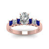 Load image into Gallery viewer, rose-gold-oval-white-diamond-engagement-wedding-ring-with-blue-sapphire-in-prong-set-FDENS1027OVRGSABLANGLE5-NL-RG