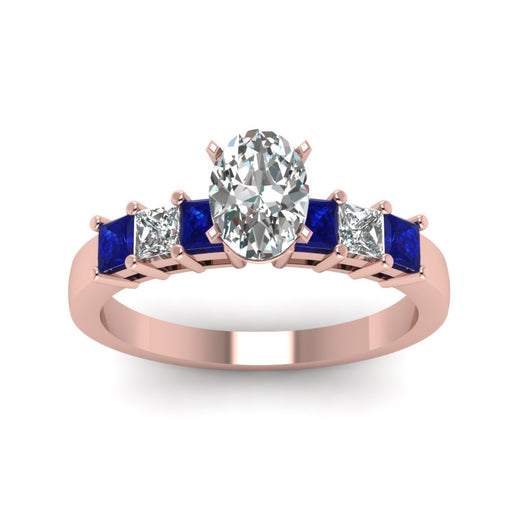 rose-gold-oval-white-diamond-engagement-wedding-ring-with-blue-sapphire-in-prong-set-FDENS1027OVRGSABLANGLE5-NL-RG