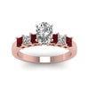 Load image into Gallery viewer, rose-gold-oval-white-diamond-engagement-wedding-ring-with-red-ruby-in-prong-set-FDENS1027OVRGRUDRANGLE5-NL-RG_480347d2-c7d8-42d9-a2c0-de3ac96c2744