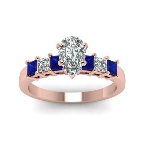 rose-gold-pear-white-diamond-engagement-wedding-ring-with-blue-sapphire-in-prong-set-FDENS1027PERGSABLANGLE5-NL-RG