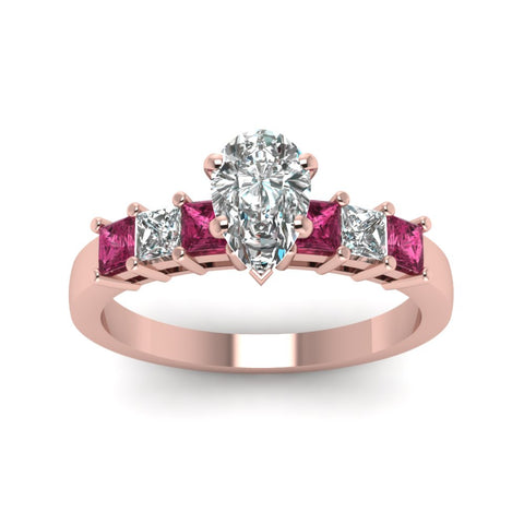 rose-gold-pear-white-diamond-engagement-wedding-ring-with-dark-pink-sapphire-in-prong-set-FDENS1027PERGSADRPIANGLE5-NL-RG