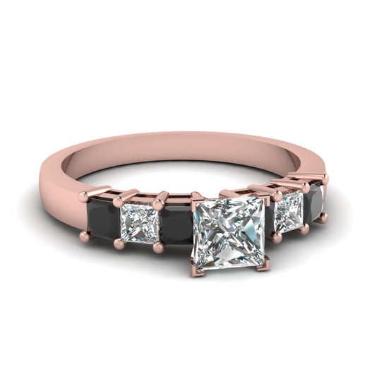 rose-gold-princess-white-diamond-engagement-wedding-ring-with-black-diamond-in-prong-set-FDENS1027PRRGBLACK-NL-RG
