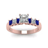 Load image into Gallery viewer, rose-gold-princess-white-diamond-engagement-wedding-ring-with-blue-sapphire-in-prong-set-FDENS1027PRRGSABLANGLE5-NL-RG