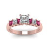 Load image into Gallery viewer, rose-gold-princess-white-diamond-engagement-wedding-ring-with-dark-pink-sapphire-in-prong-set-FDENS1027PRRGSADRPIANGLE5-NL-RG