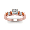 Load image into Gallery viewer, rose-gold-princess-white-diamond-engagement-wedding-ring-with-orange-sapphire-in-prong-set-FDENS1027PRRGSAORANGLE5-NL-RG