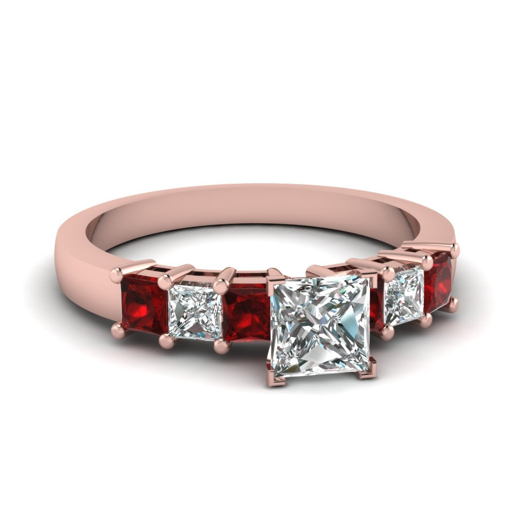 rose-gold-princess-white-diamond-engagement-wedding-ring-with-red-ruby-in-prong-set-FDENS1027PRRGRUDR-NL-RG