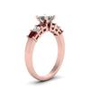Load image into Gallery viewer, rose-gold-princess-white-diamond-engagement-wedding-ring-with-red-ruby-in-prong-set-FDENS1027PRRGRUDRANGLE2-NL-RG_8a770f5e-eb1b-4e1e-8d25-432515d31444