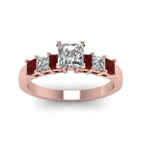rose-gold-princess-white-diamond-engagement-wedding-ring-with-red-ruby-in-prong-set-FDENS1027PRRGRUDRANGLE5-NL-RG_c67cb54e-b9ca-45de-8744-cf413a2bd833