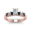 Load image into Gallery viewer, rose-gold-radiant-white-diamond-engagement-wedding-ring-with-black-diamond-in-prong-set-FDENS1027RARGBLACKANGLE5-NL-RG