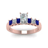 Load image into Gallery viewer, rose-gold-radiant-white-diamond-engagement-wedding-ring-with-blue-sapphire-in-prong-set-FDENS1027RARGSABLANGLE5-NL-RG