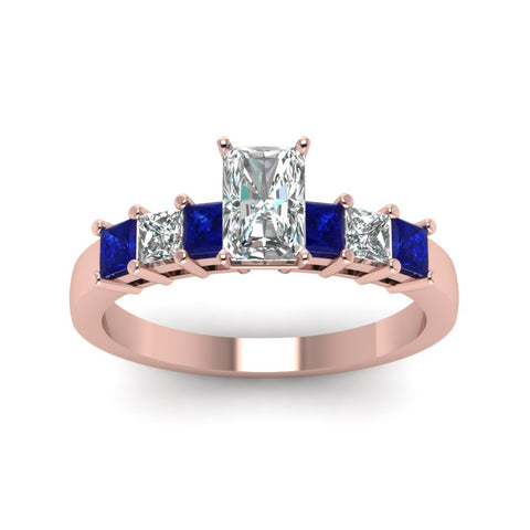 rose-gold-radiant-white-diamond-engagement-wedding-ring-with-blue-sapphire-in-prong-set-FDENS1027RARGSABLANGLE5-NL-RG