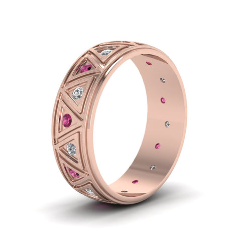 rose-gold-round-dark-pink-sapphire-mens-wedding-band-with-white-diamond-in-bezel-set-FDDB1085BGSADRPIANGLE2-NL-RG.jpg