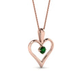 Thumbnail 25 - round-green-emerald-solitare-heart-pendant-in-prong-set-FDPD60961GEMGR-NL-RG
