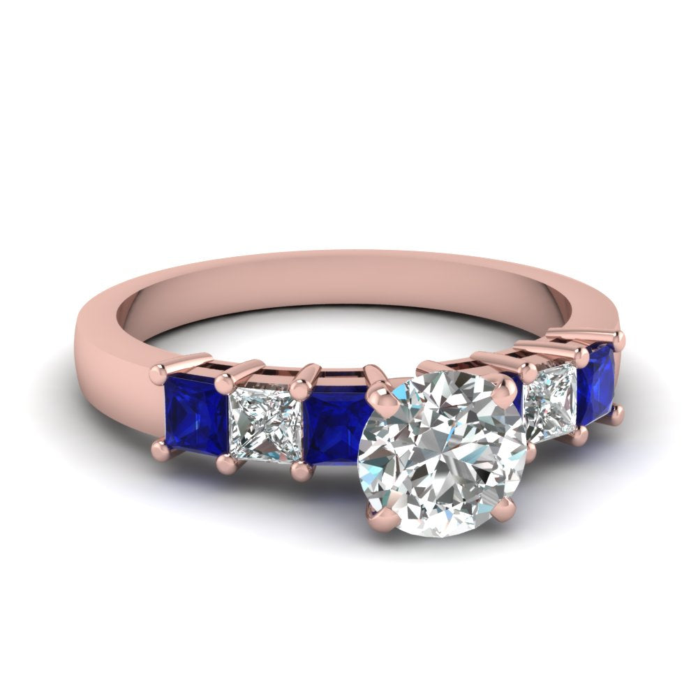 rose-gold-round-white-diamond-engagement-wedding-ring-with-blue-sapphire-in-prong-set-FDENS1027RORGSABL-NL-RG