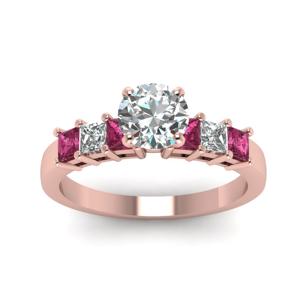 rose-gold-round-white-diamond-engagement-wedding-ring-with-dark-pink-sapphire-in-prong-set-FDENS1027RORGSADRPIANGLE5-NL-RG