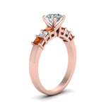 Load image into Gallery viewer, rose-gold-round-white-diamond-engagement-wedding-ring-with-orange-sapphire-in-prong-set-FDENS1027RORGSAORANGLE2-NL-RG_f8841f1b-05e4-4f33-a717-75ed730ddbab
