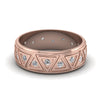 Load image into Gallery viewer, rose-gold-round-white-diamond-mens-wedding-band-in-bezel-set-FDDB1085B-NL-RG