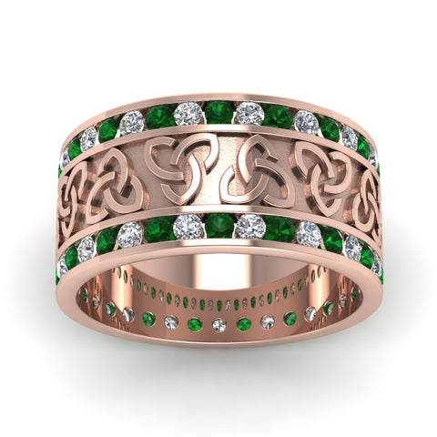 rose-gold-round-white-diamond-mens-wedding-band-with-green-emerald-in-channel-set-FDDB1337BGEMGRANGLE5-NL-RG.jpg