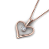 Load image into Gallery viewer, round-white-diamond-solitare-heart-pendant-in-prong-set-FDPD60961-NL-RG