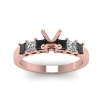 Load image into Gallery viewer, 7 Stone Classic Semi Mount Engagement Ring
