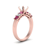 Load image into Gallery viewer, 7 Stone Classic Semi Mount Engagement Ring
