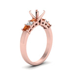 Load image into Gallery viewer, 7 Stone Classic Semi Mount Engagement Ring
