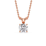 Load image into Gallery viewer, Round 4 Prong Solitaire Pendant
